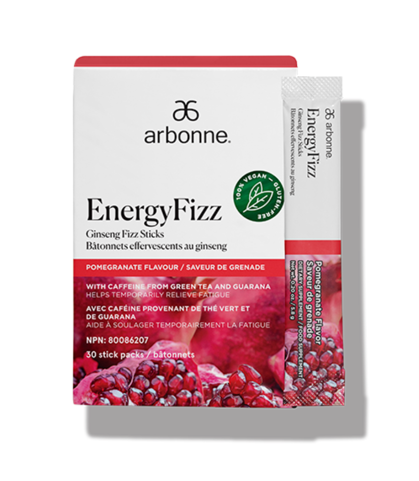 Bâtonnets effervescents au ginseng EnergyFizz
